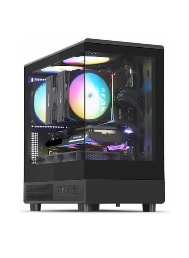 كمبيوتر ألعاب ميكرو تاور الجيل التاسع: كور i5 | RX 570 OC 8GB جرافيكس | 16GB RAM | 1TB NVME/SATA SSD | ويندوز 11 | جاهز للإنترنت WIFI 6 مع بلوتوث - Image 1